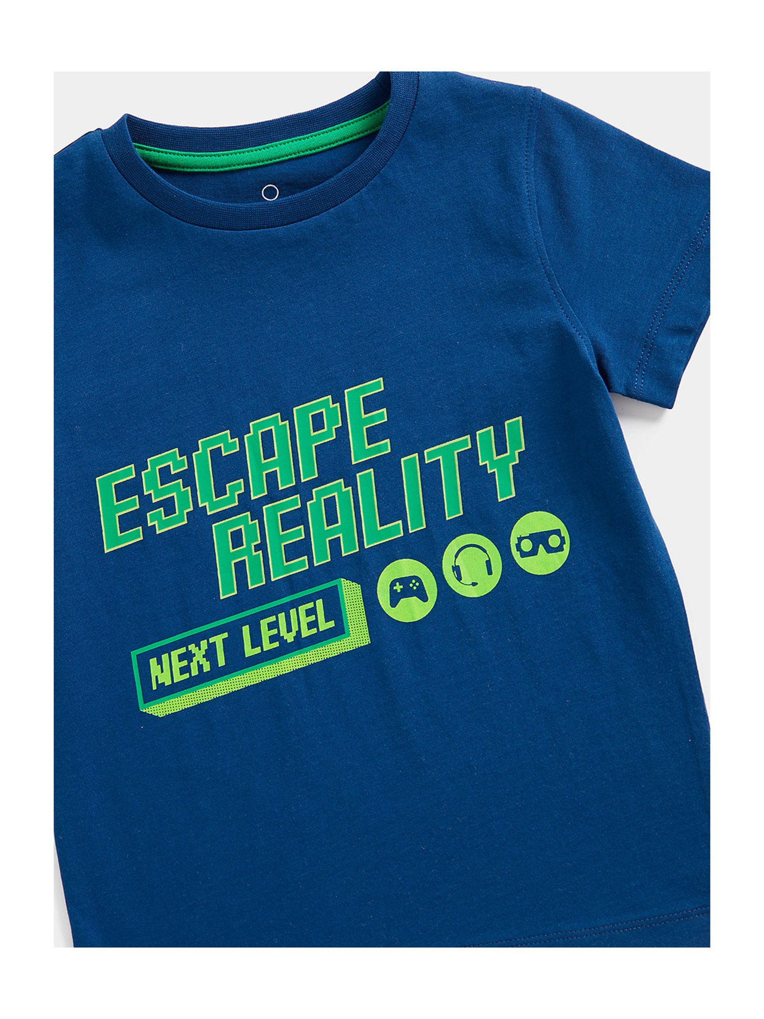 Mothercare Boys Blue Printed T-Shirt