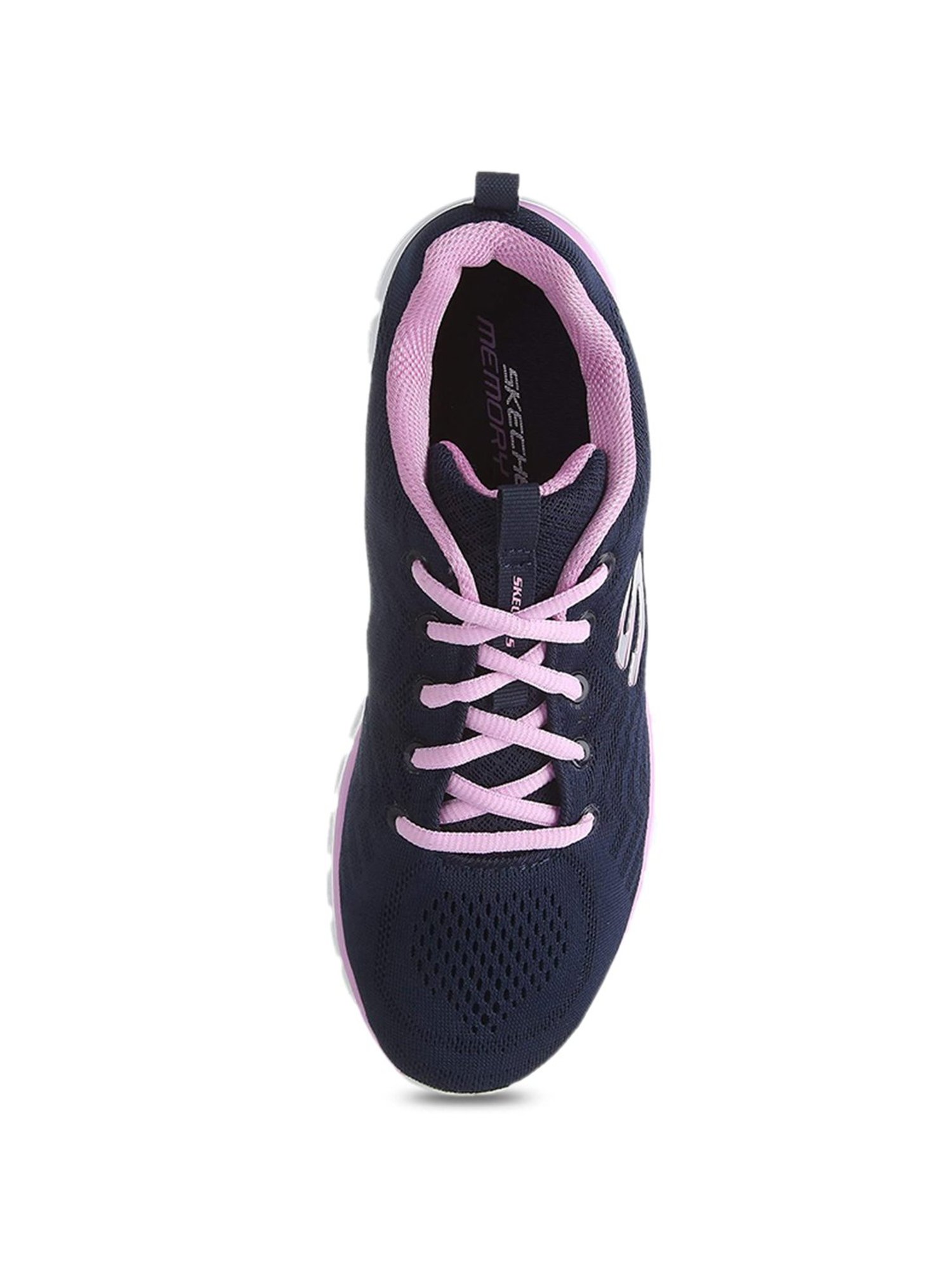 Skechers Graceful Get Connected Navy Running Shoes