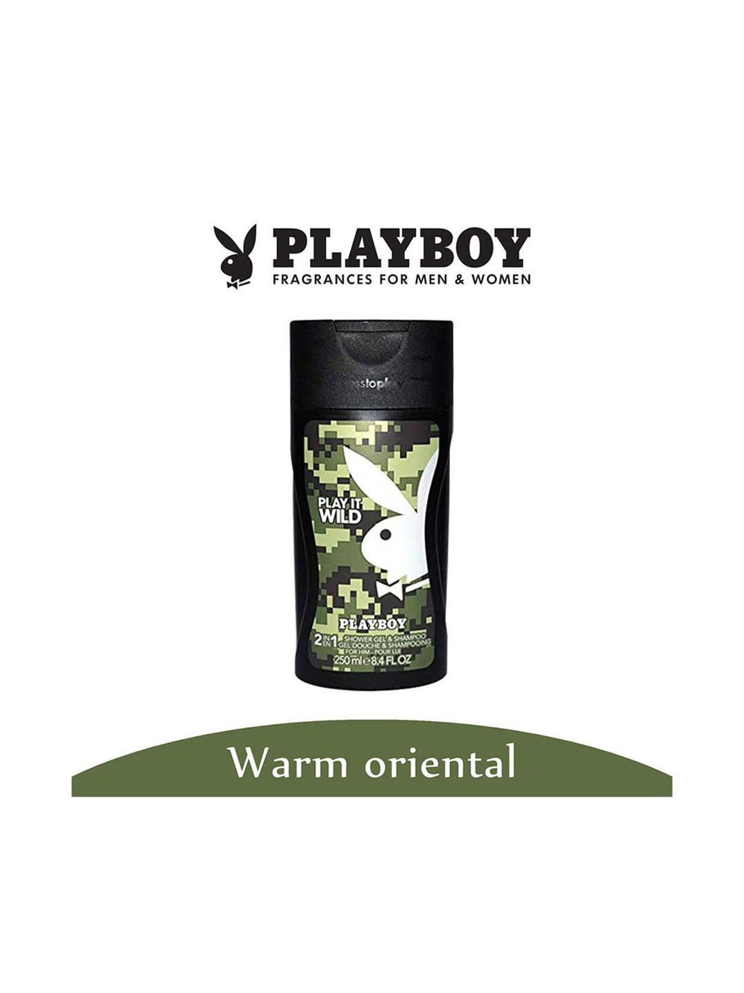 Playboy Play It Wild Shower Gel for Men - 250 ml