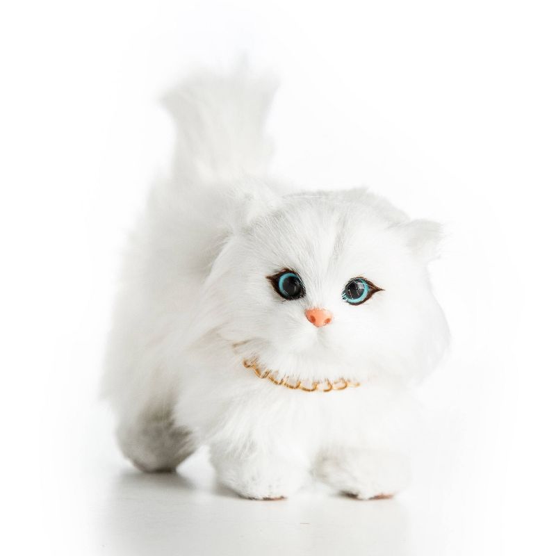 The Queen's Treasures 18" Doll Pet Accessory - White Blue Eyed Cat