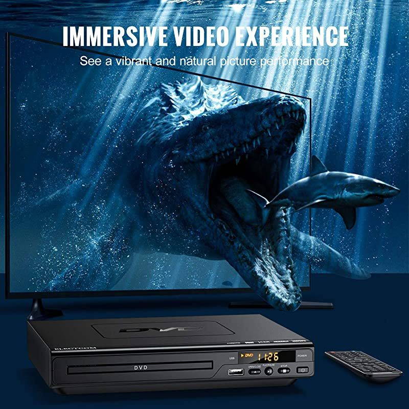 DVD Player,  DVD Players for TV with HDMI, Mini DVD Player for Smart TV, Region Free DVD Player USB