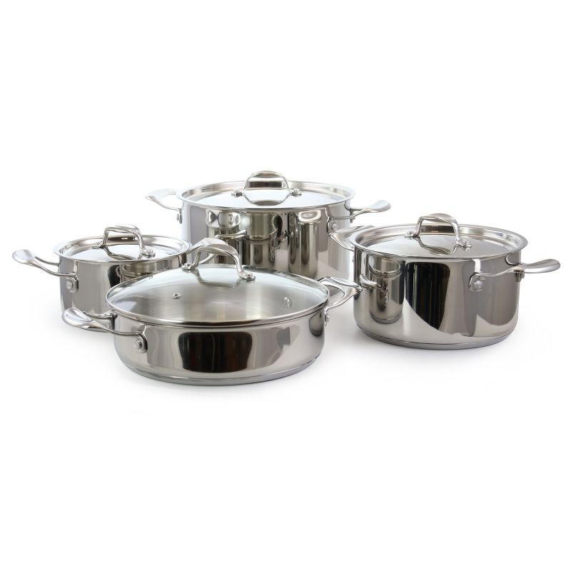 Better Chef 8-Piece Stainless Steel Cookware Set