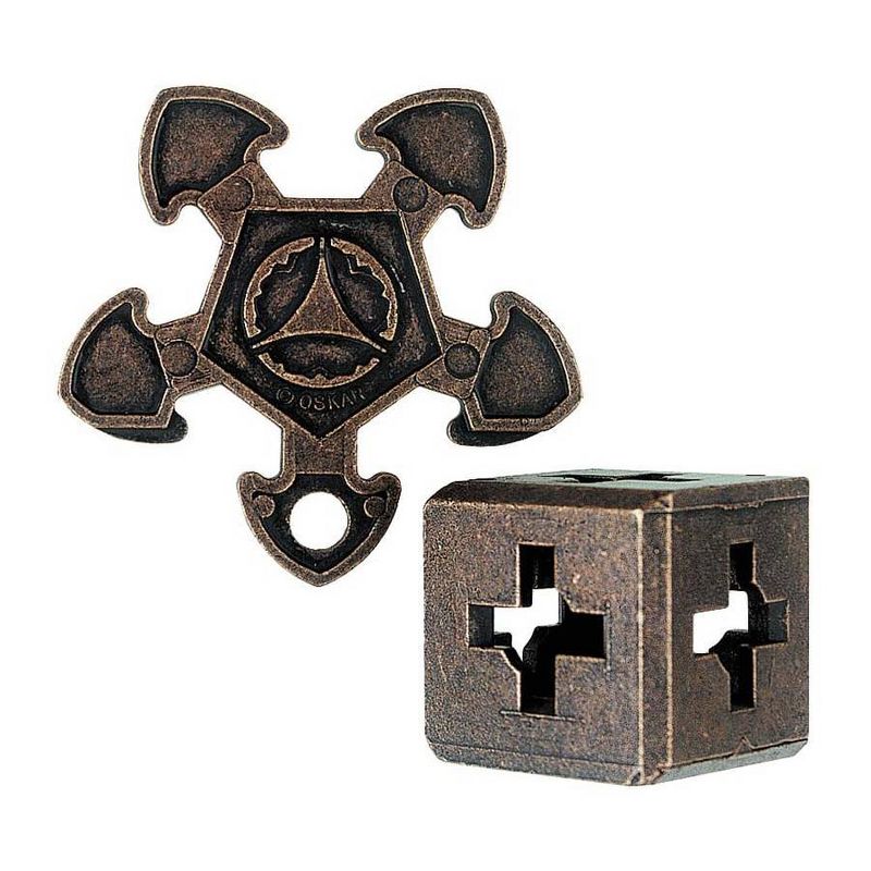 Hanayama Level 3 Cast Puzzle - O'Gear Brainteaser 2pc