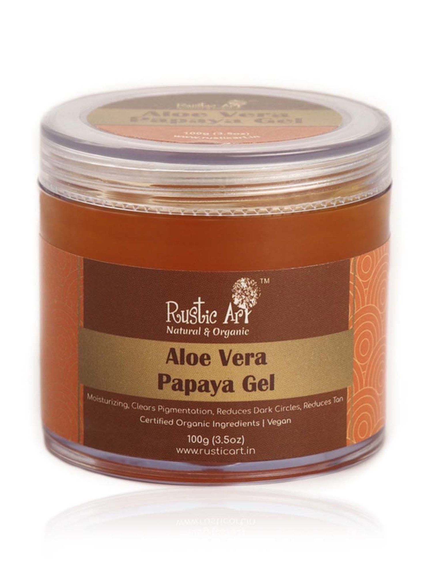 Rustic Art Aloe Vera Papaya Gel - 100 gm