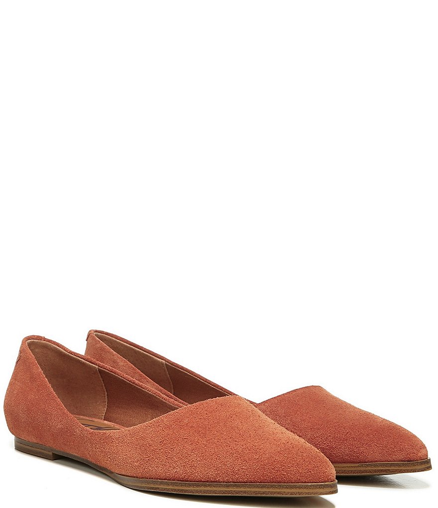 Zodiac Hill Suede Pointed Toe Flats