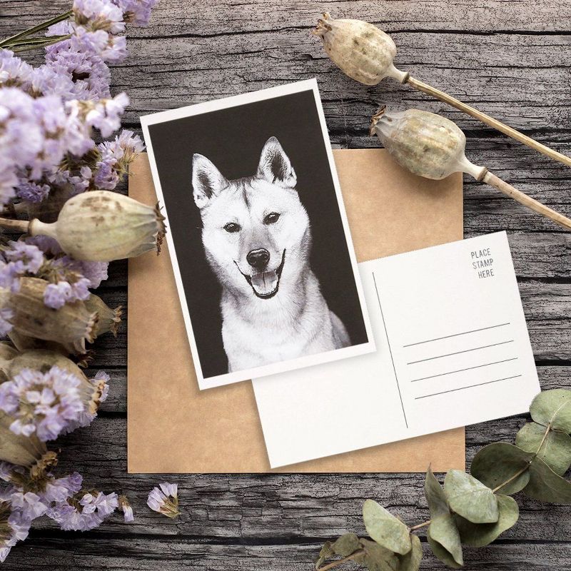 Best Paper Greetings 100-Pack Blank White Postcard Paper for Laser Printers (5.5 x 8.5 Inches)