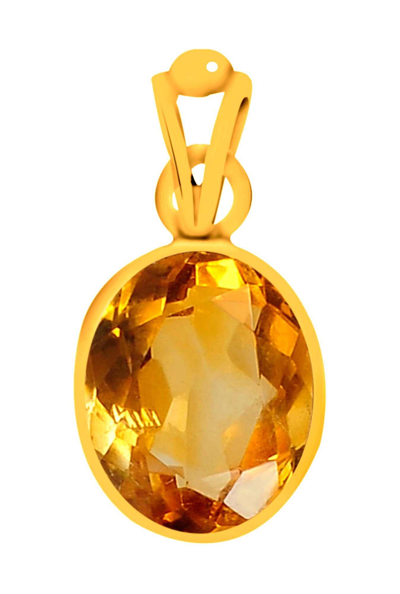 Clara Citrine Sunehla 6.5 carat/7.25ratti Pendant
