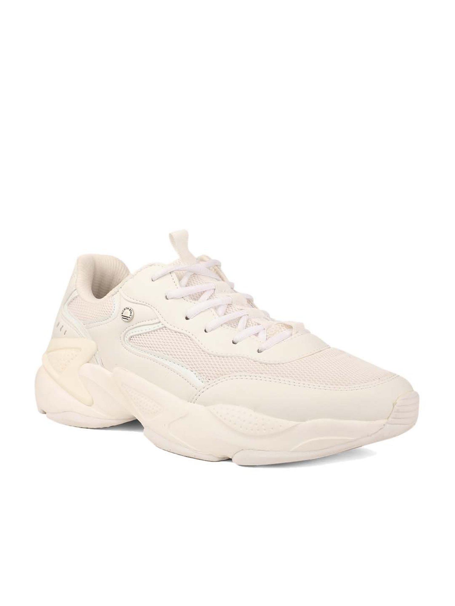 North Star by Bata Men's White Casual Shoes