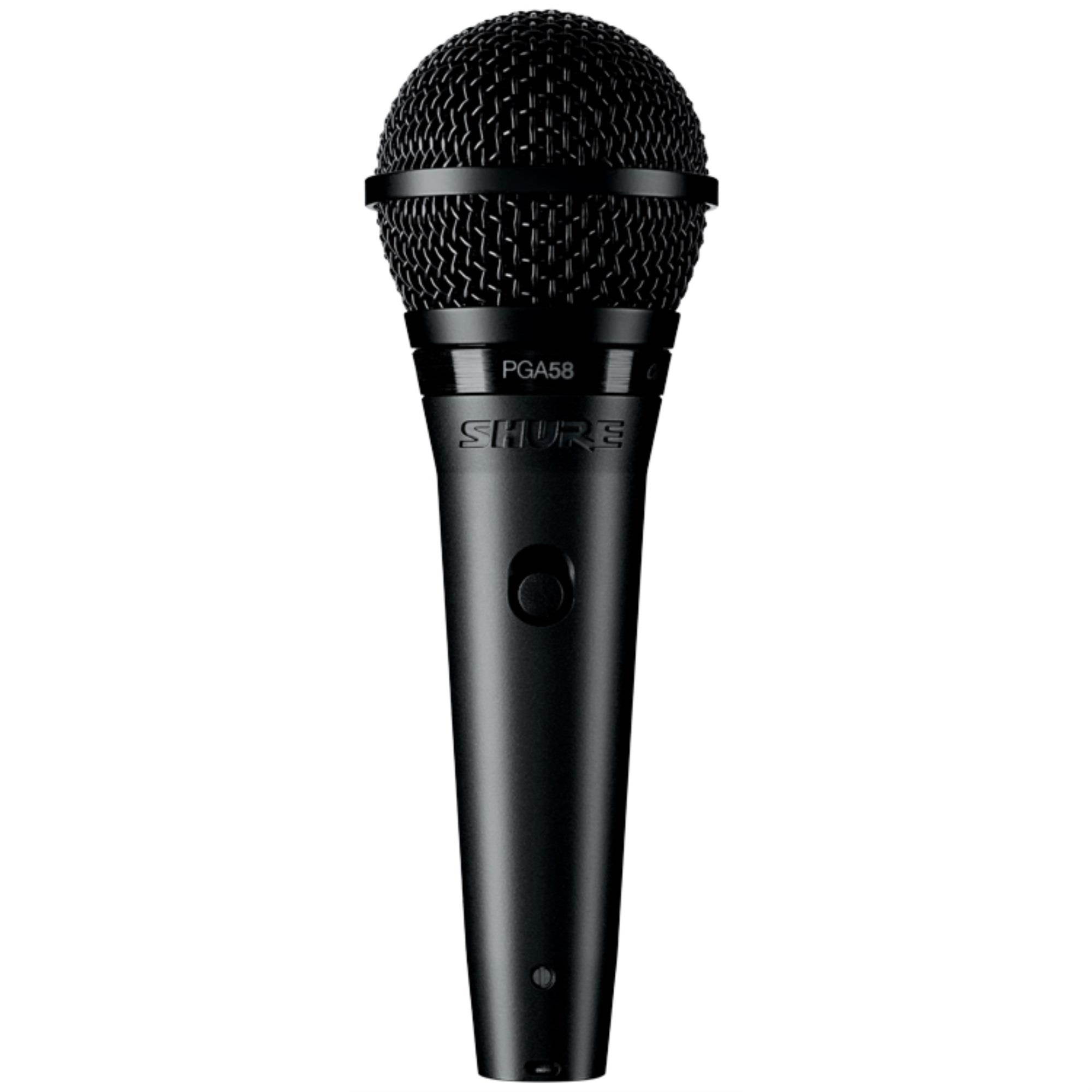 Shure PGA58-QTR Cardioid Dynamic Vocal Microphone with 15ft. XLR-QTR Cable
