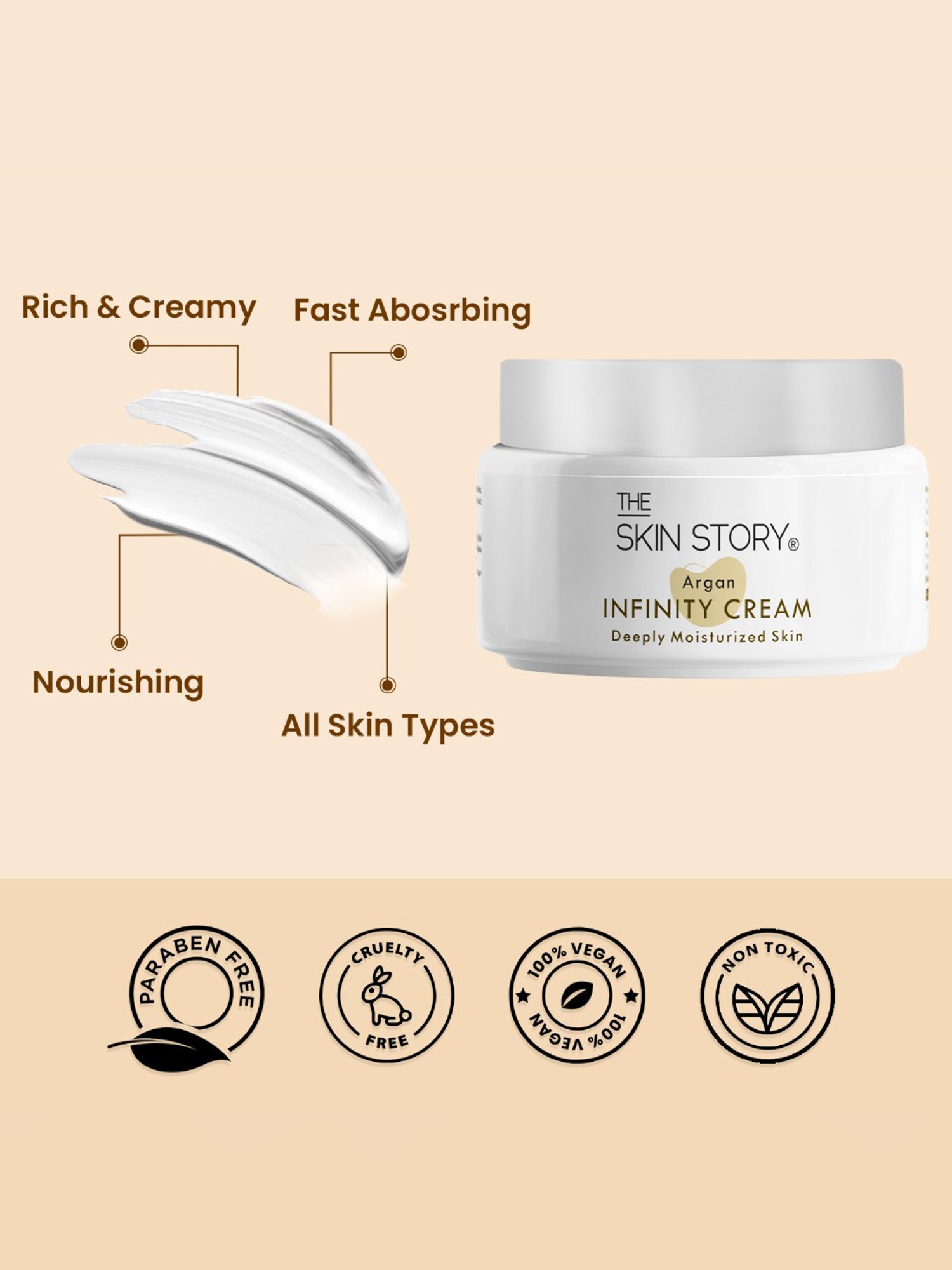 The Skin Story Argan Infinity Lotion for Deeply Moisturized Skin - 50 gm