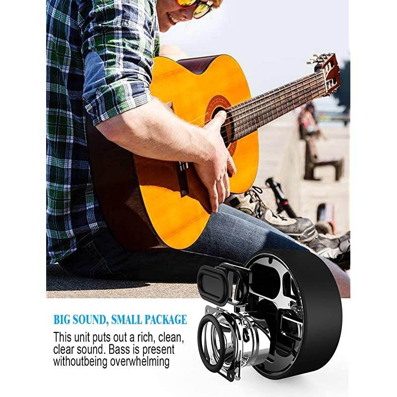 IPX7 Waterproof Shower Bluetooth Speaker Portable Wireless Outdoor Speaker with HD Sound Support TF Card Suction Cup for Home Pool Beach Boating Hiking 12H Playtime