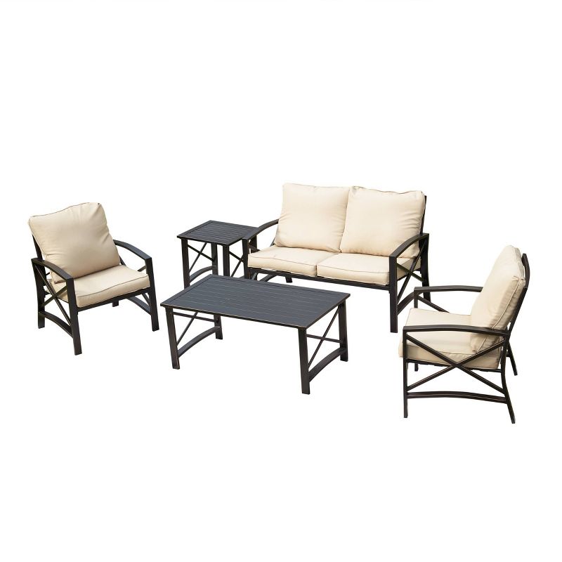 5pc Loveseat Patio Conversation Set - Patio Festival