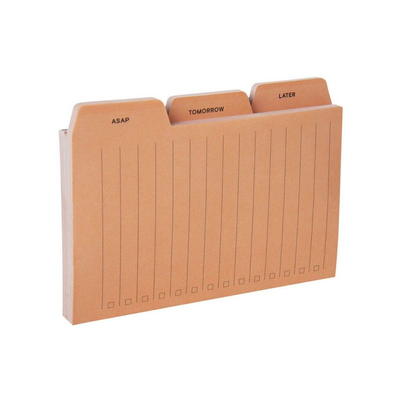 Post-it 3pk 3"x4" Tab Note Pack - Peach