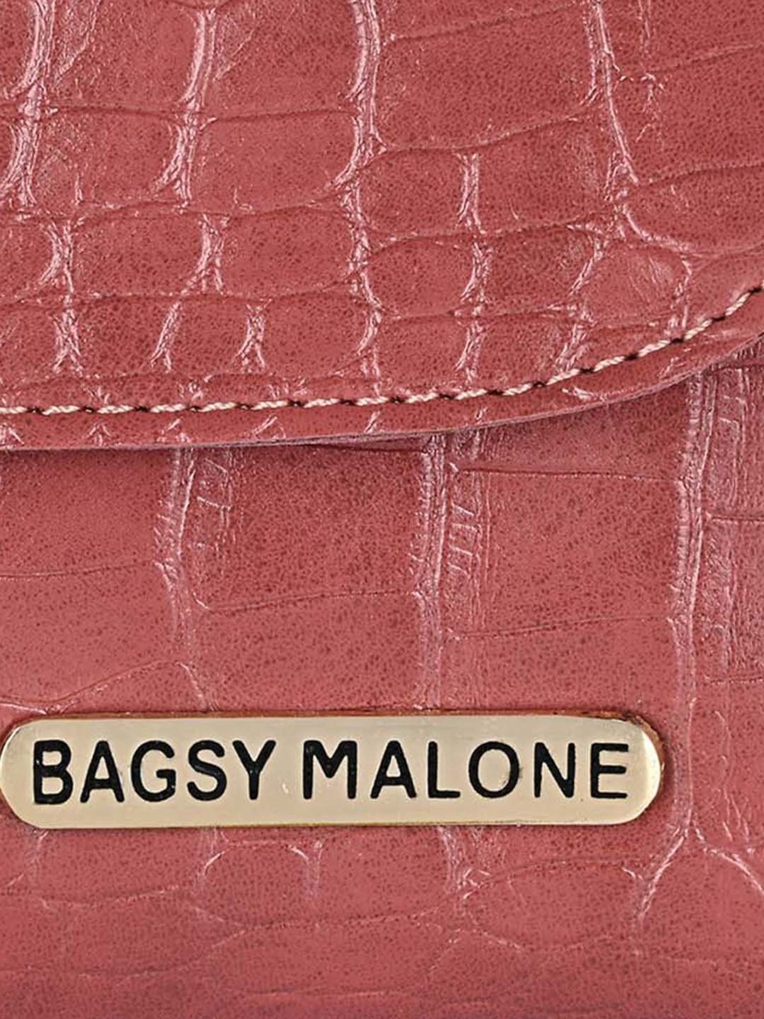 Bagsy Malone Red Textured Clutch