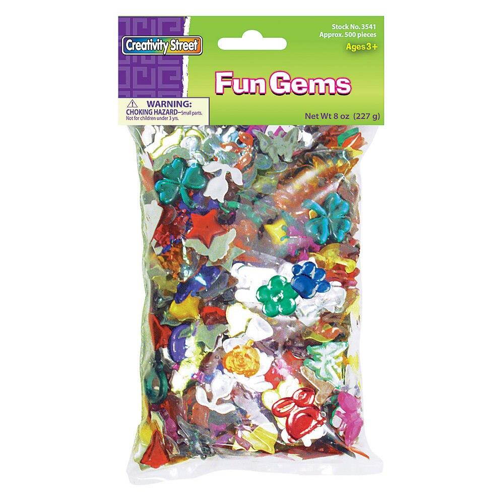 ChenilleKraft 1/2 lb Acrylic Gems - Acrylic - Assorted