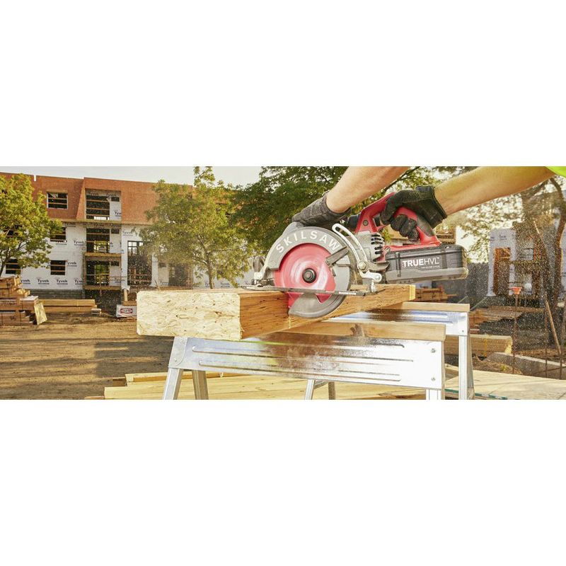 SKILSAW SPTH77M-02 TRUEHVL 7-1/4 in.  Cordless Worm Drive Saw with 24-Tooth Diablo Carbide Blade (Tool Only)