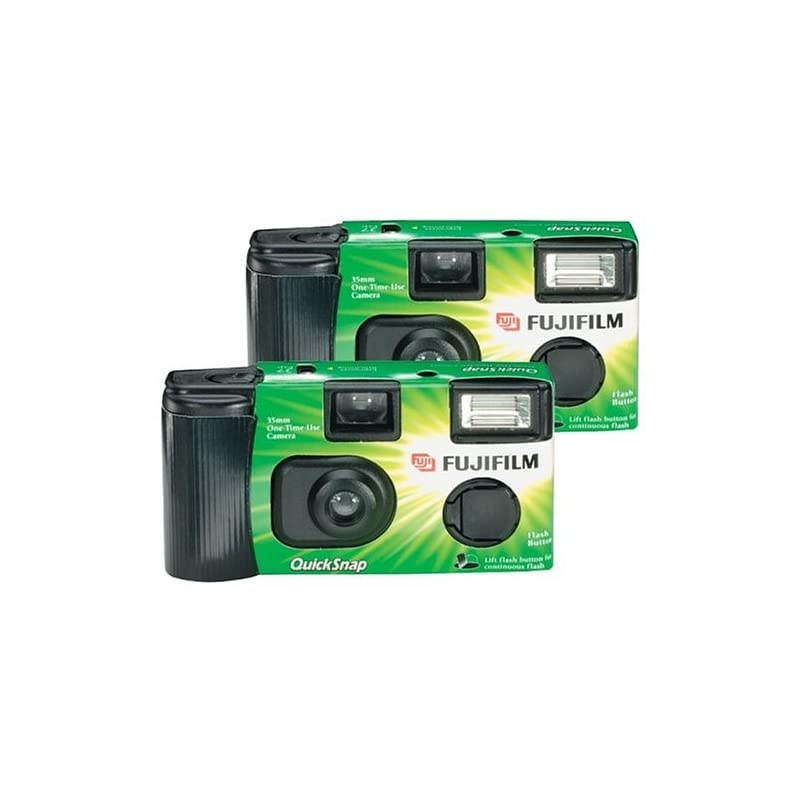 Quicksnap Flash 400 SingleUse Camera With Flash 2 Pack