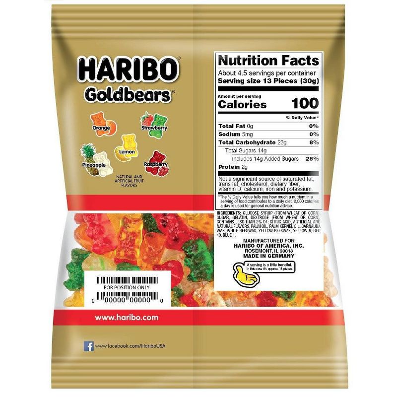 Haribo Goldbears Gummi Candy - 5.29oz