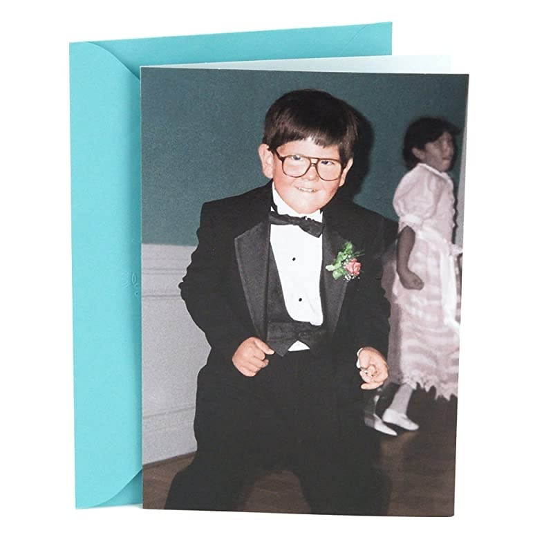 Shoebox Funny Birthday Card for Men (Tuxedo Kid) (0349RZF3029)