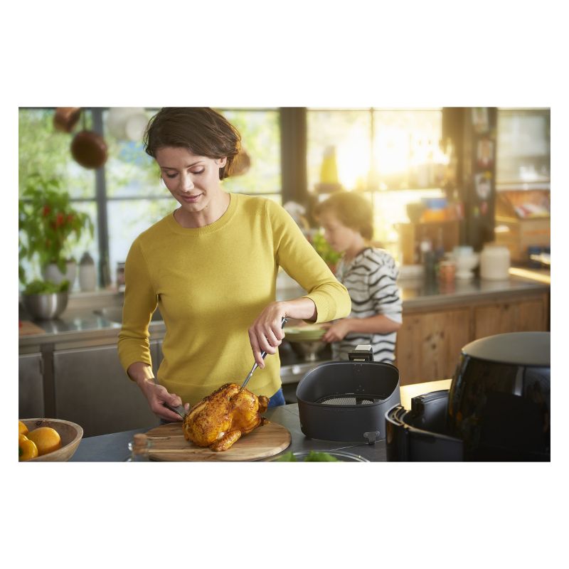 Philips Twin TurboStar Analog 4qt Airfryer XXL Black - HD9630/96