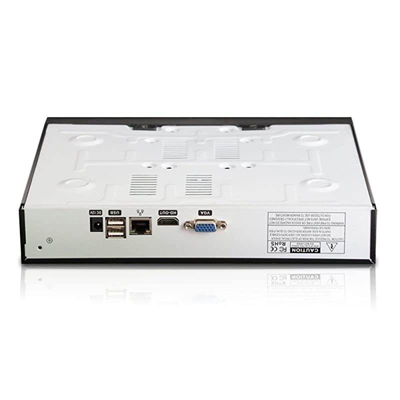 9-Channel Face Recognition 5MP H.265/H.264 IP Network Camera Digital Video Recorder (NVR-F8009SE) - No Hard Drive