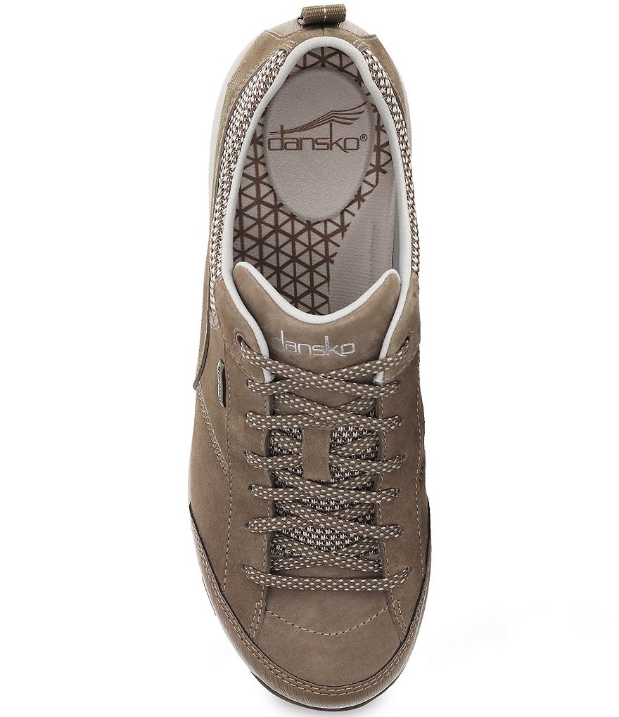 Dansko Women's Paisley Suede Waterproof Lace-Up Sneakers