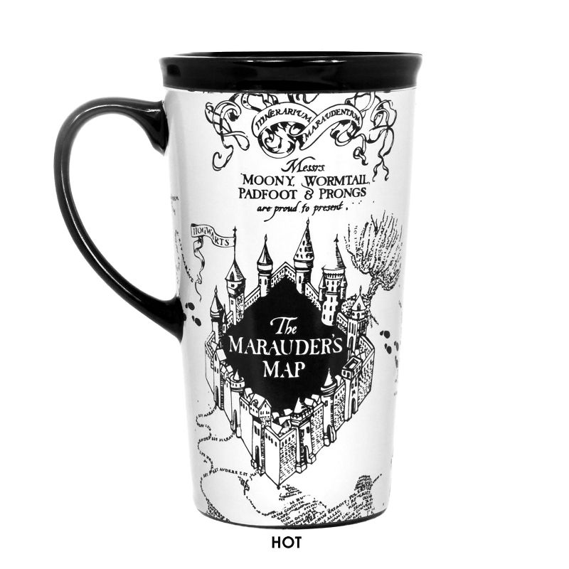 Seven20 Harry Potter Heat Reveal Marauders Map 17 oz Ceramic Tumbler