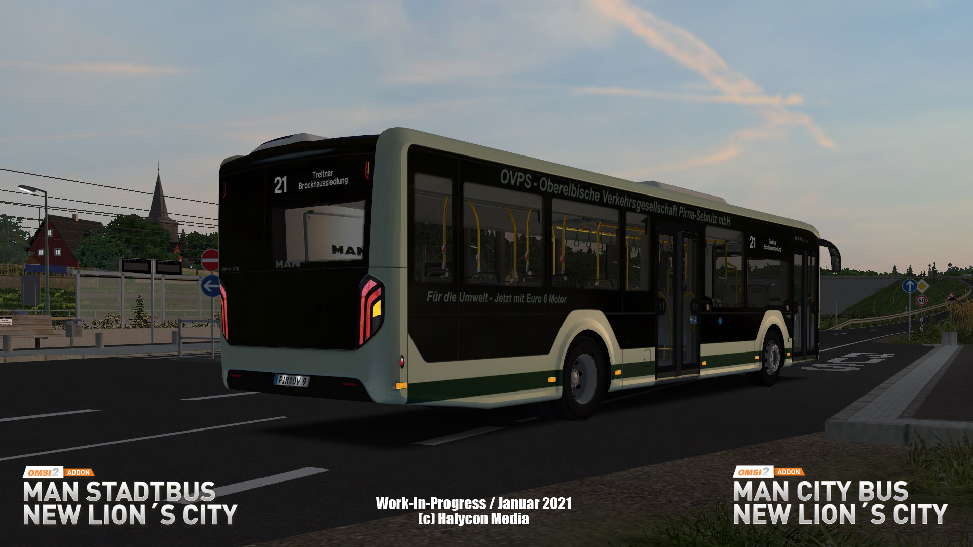 OMSI 2 Add-On E-Bus Hamburg  [Online Game Code]