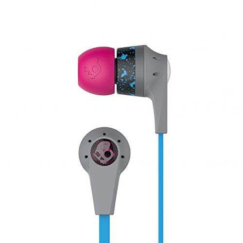Skullcandy | Ink'd 2.0 Micd Gray/Cyan/Gray | In-ear Headphones with In-line Mic (S2IKGY-383)