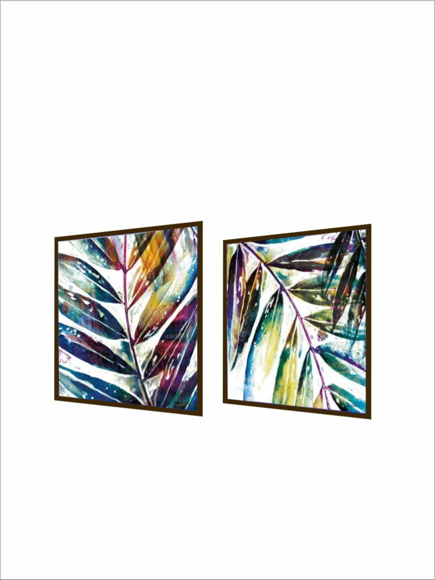 The Art House Abstract Multicolor Canvas Painting