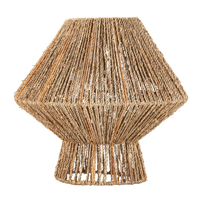 13" Lotte Seagrass Pendant Shade Brown - Holly & Martin