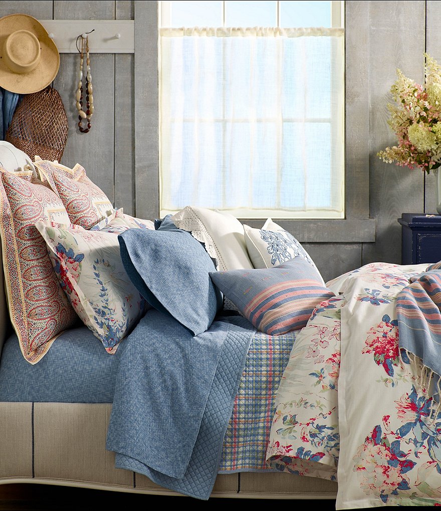 Ralph Lauren Veronique Collection Estelle Floral Duvet Cover