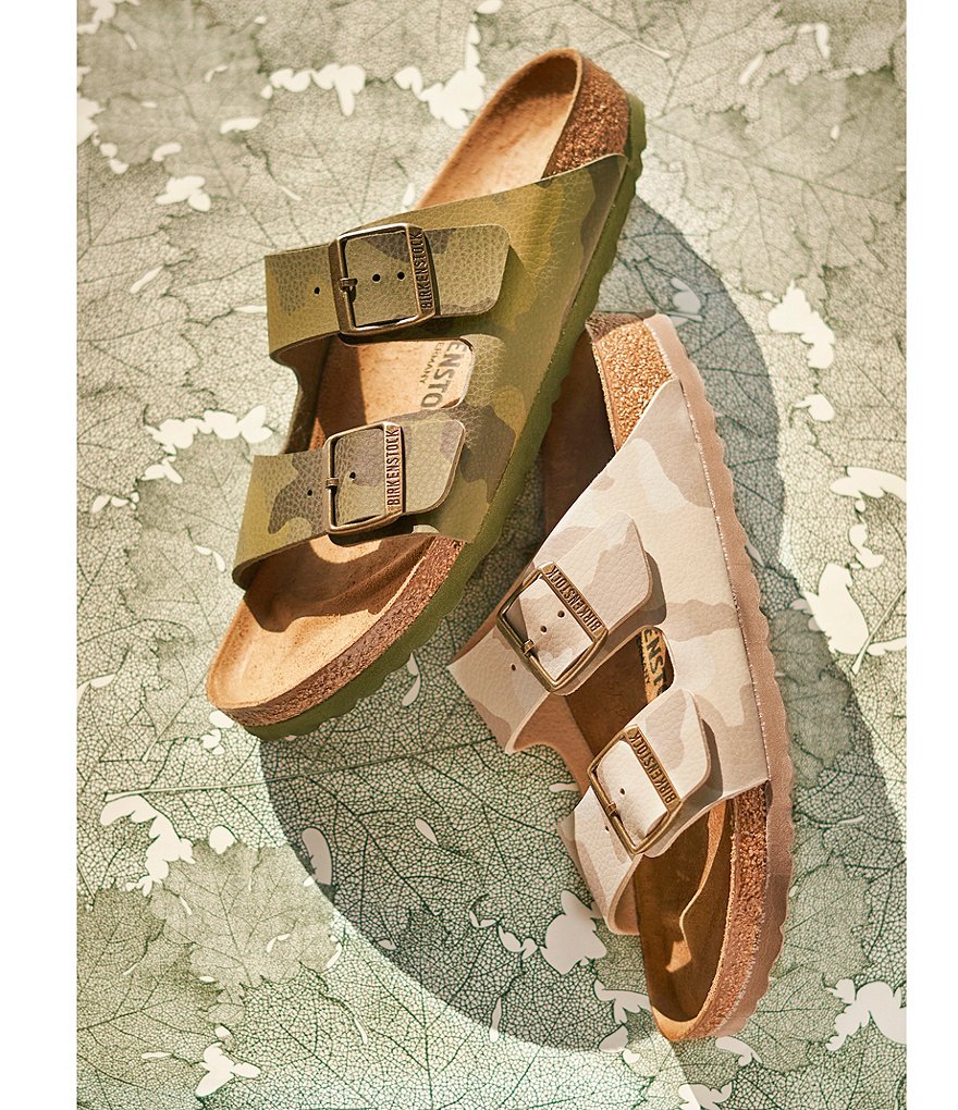 Birkenstock Women's Arizona Camo Double Buckle Strap Sandals