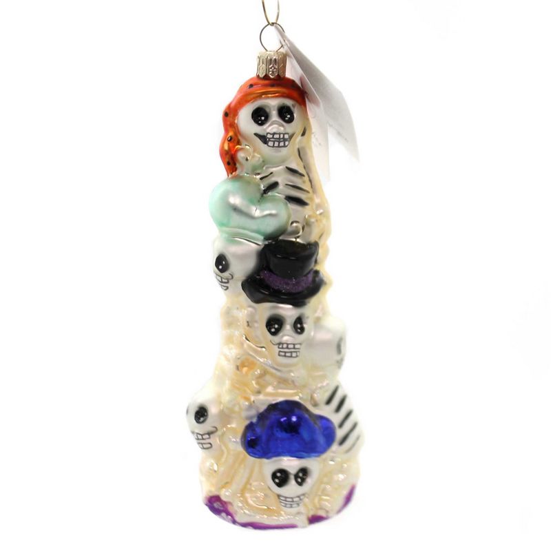 Christopher Radko 7.0" Skeleton Crew Skulls Bones  -  Tree Ornaments