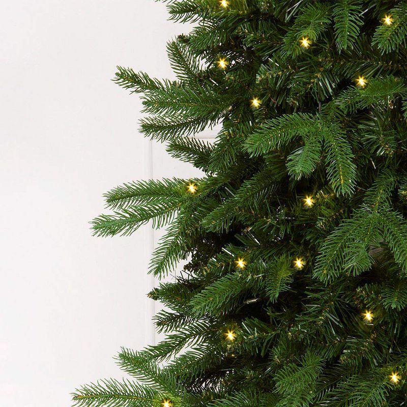 Easy Treezy 5.5-Foot Prelit with White LED Lights Realistic Douglas Fir Artificial Christmas Tree