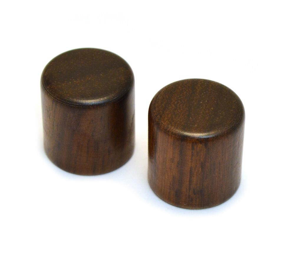 (2) Rsewd Barrel Knobs for Guitar/Bass for 6mm Split Shaft WBRK-R