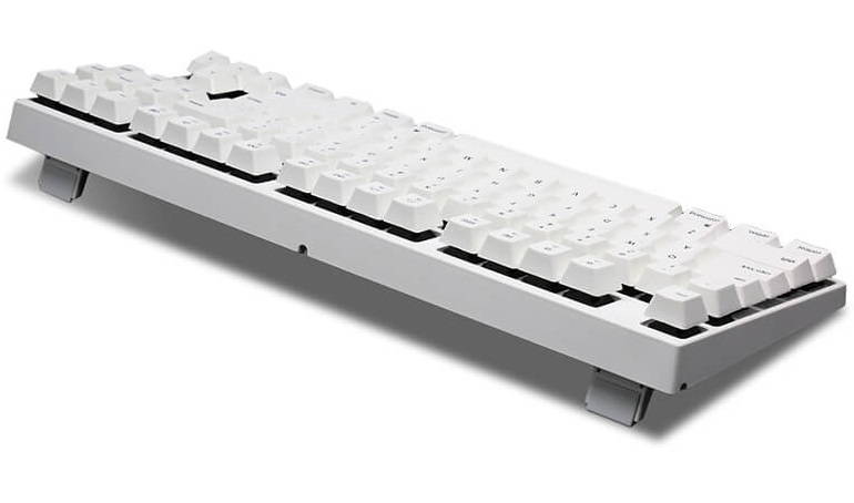 2, 60% Wired/Wireless Mechanical Keyboard (Kailh Box Brown Switch/White Case) - Full Keys Programmable - True RGB Backlit - Tap Arrow Keys - Double Shot PBT Keycaps - NKRO - 1900mAh Battery