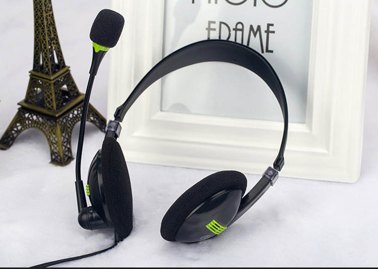 USB Noise Cancelling Microphone Headset Call Centre Office Headphones USB Binaural Headset Wired Headset / Traffic Headset