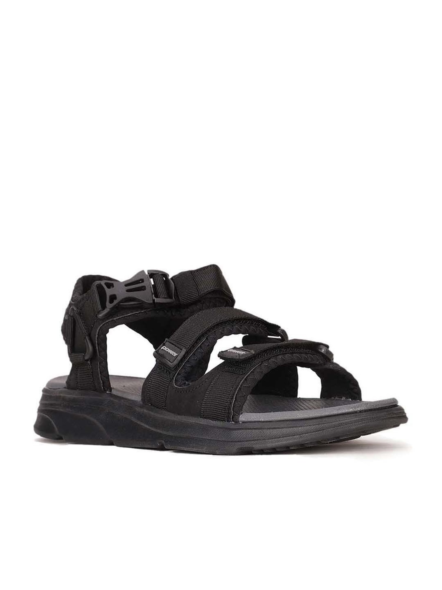 Power by Bata Men's Core Black Floater Sandals