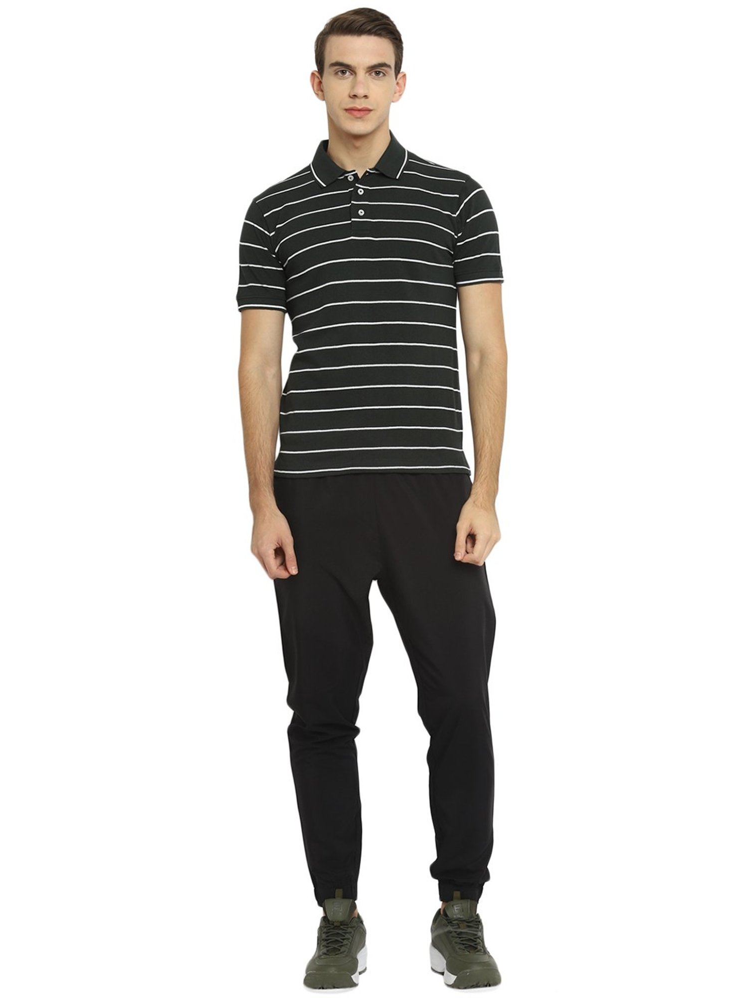 OFF LIMITS Dark Olive Polo T-Shirt