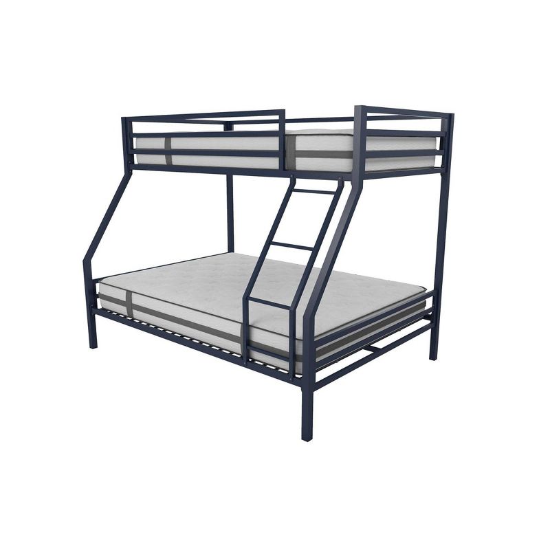Twin Over Full Maxwell Metal Bunk Bed Navy Blue - Novogratz
