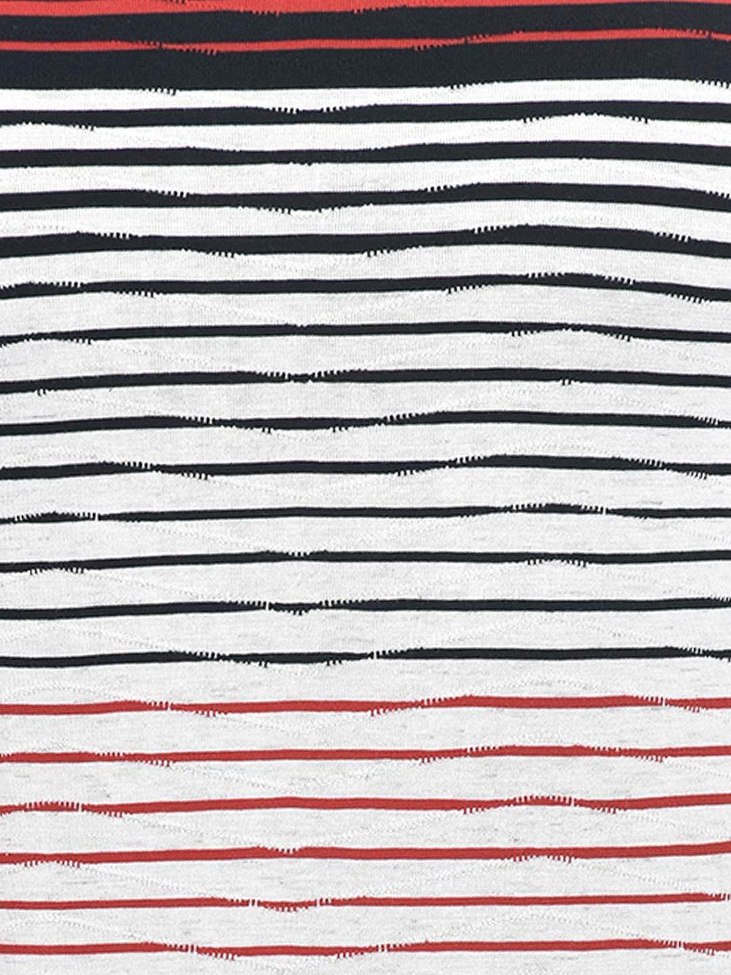 Numero Uno Red Slim Fit Striped T-Shirt