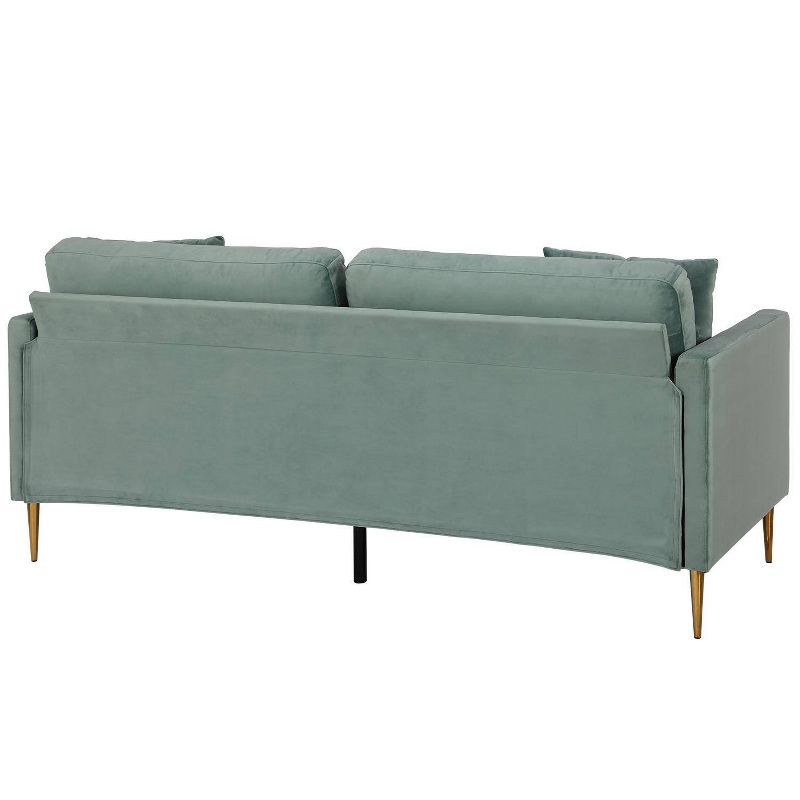 Highland Sofa with Pillows Green - CosmoLiving by Cosmopolitan