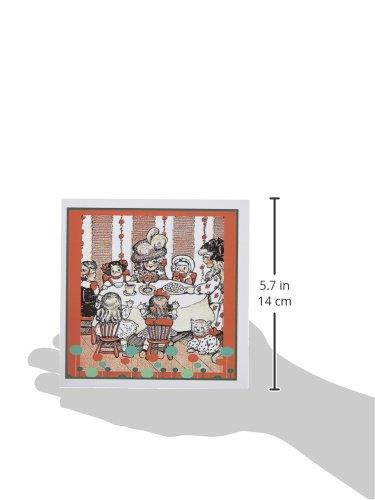 3dRose Tea Party With Dolls - Greeting Cards, 6 x 6 inches, set of 12 (gc_11153_2)