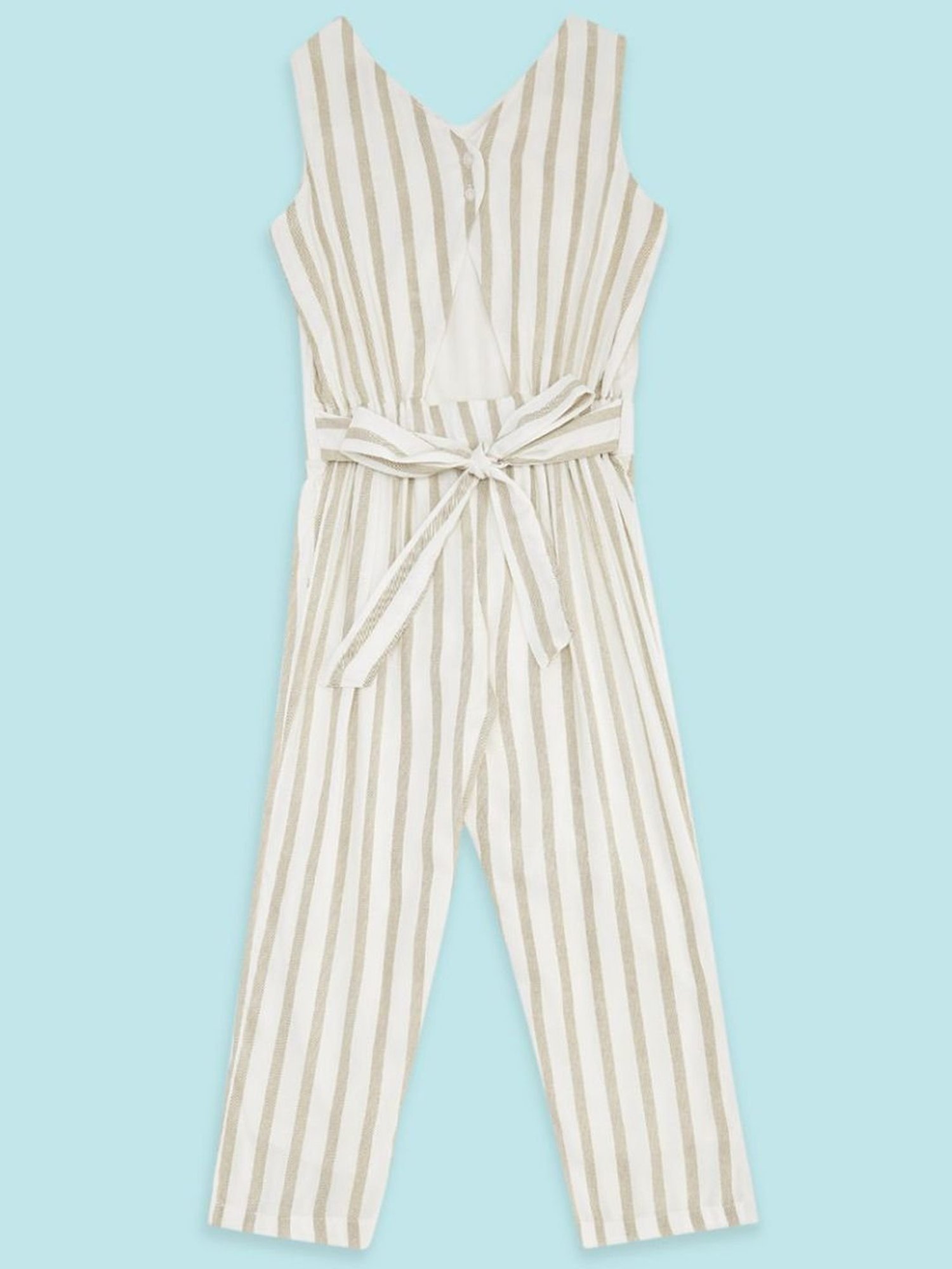 Stylestone Kids Red Printed Jumpsuit