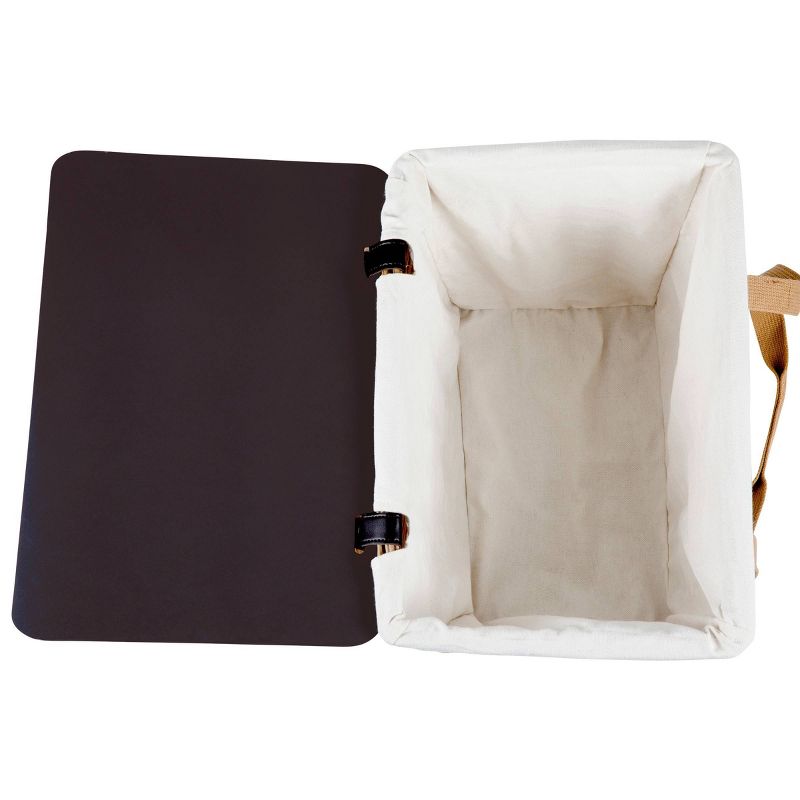 Picnic at Ascot Insulated Picnic Basket/Cooler Fully Equipped with Service for 2 - Trellis Green