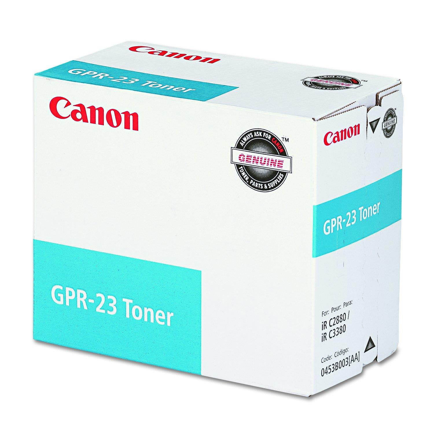 Canon 0453B003AA (GPR-23) Toner, Cyan