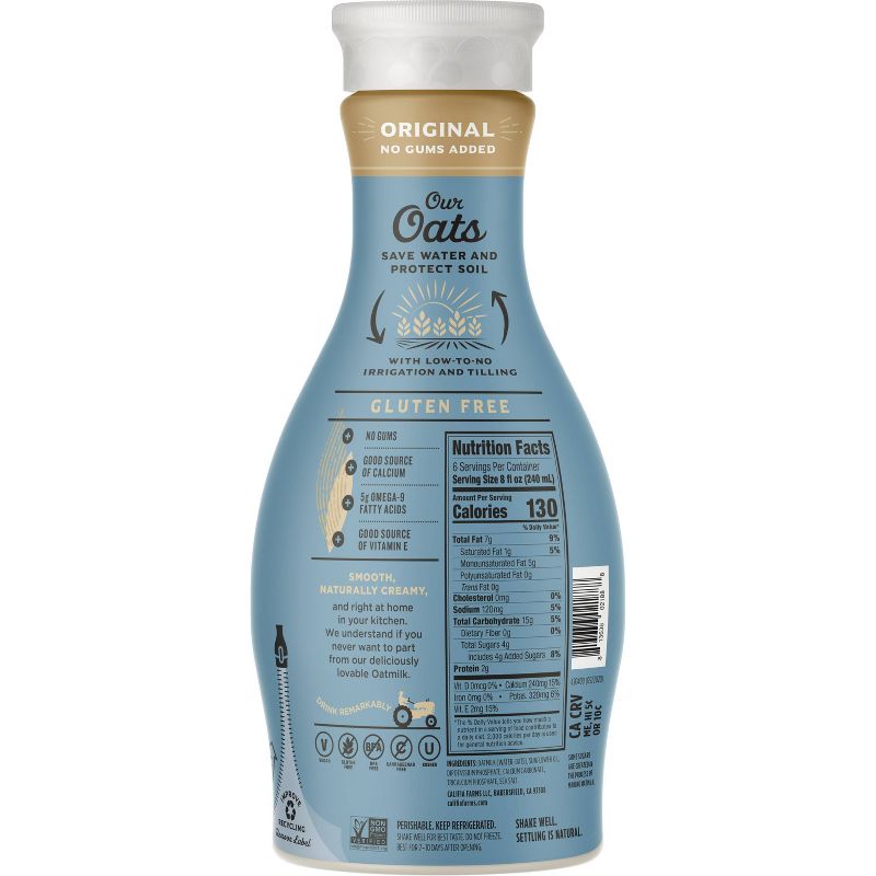 Califia Farms Oat Milk - 48 fl oz