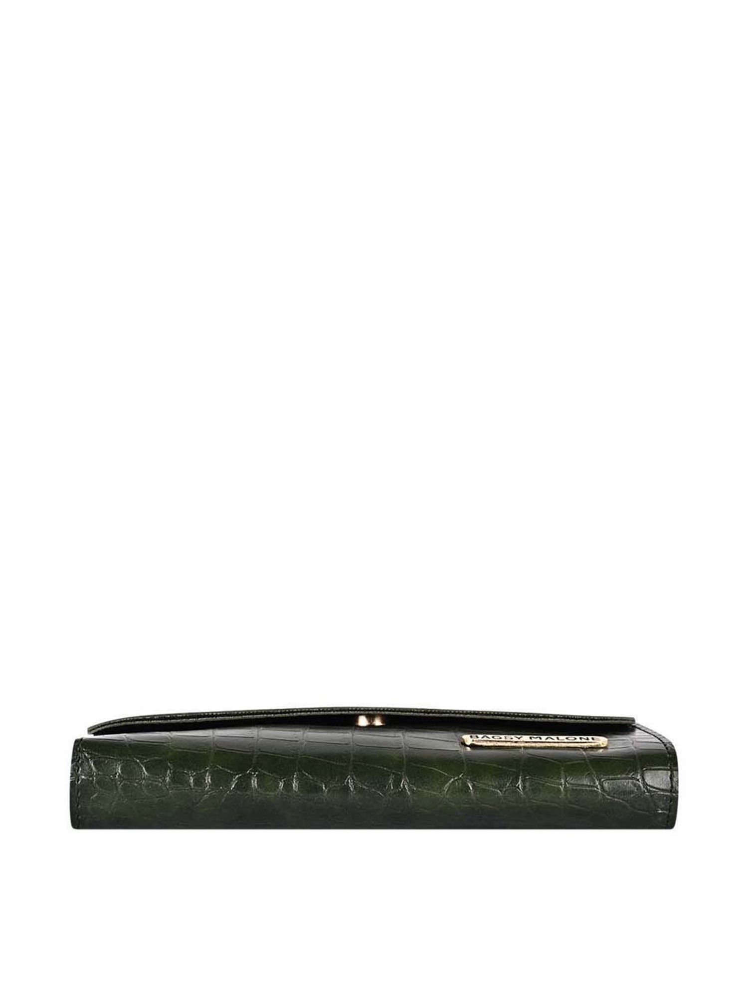 Bagsy Malone Green Textured Clutch