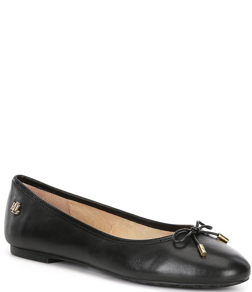 Lauren Ralph Lauren Jayna Bow Detail Flats